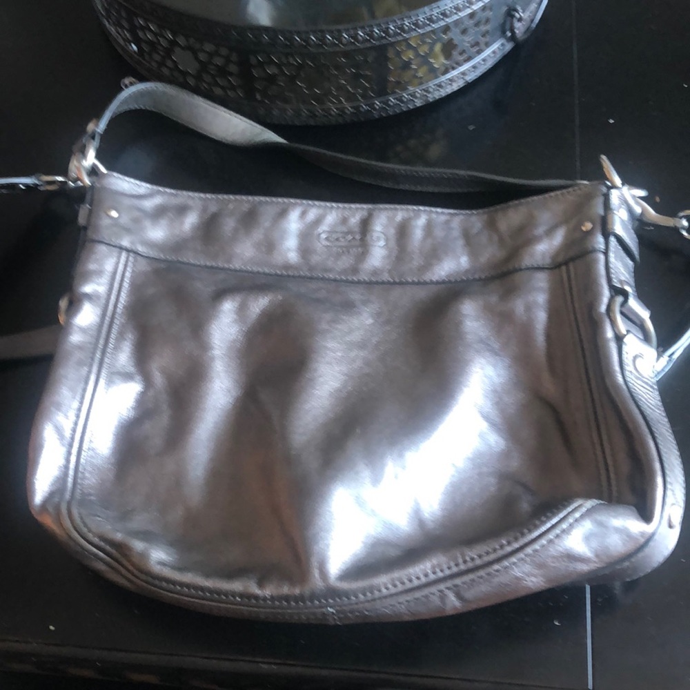 Coach Bag Silver in perfect shape